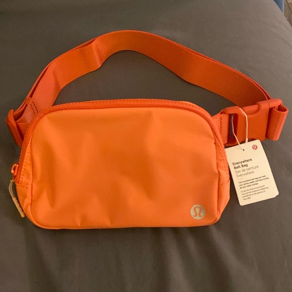 lululemon athletica Handbags - OG Lululemon Belt Bag Original Buckle Everyday EBB Orange Mango Apricot Coral